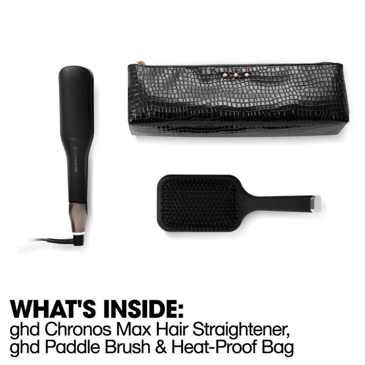 ghd Chronos Max Gift Set - Wide Plate Hair Straightener