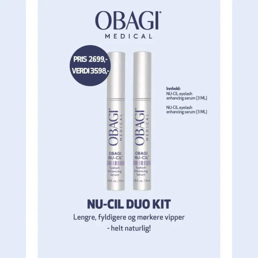 Obagi Nu-cil Eyelash Enhancing Serum Duo