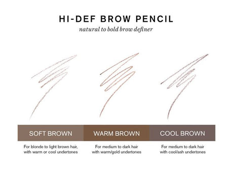 Hi-Def Brow Pencil - Warm Brown 0,14g