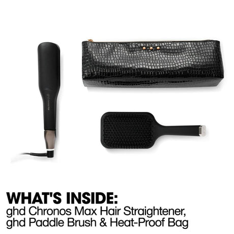 ghd Chronos Max Gift Set - Wide Plate Hair Straightener