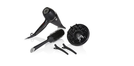 Air® Hårføner Kit - Inkl. Diffuser, rundbørste og klemmer