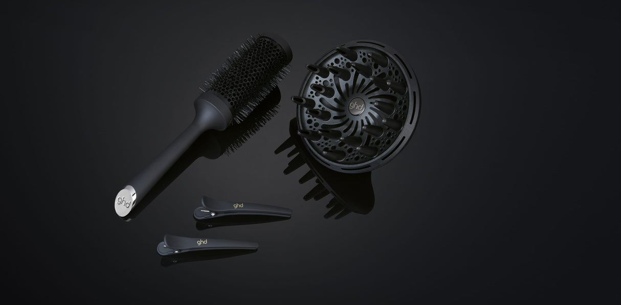 Air® Hårføner Kit - Inkl. Diffuser, rundbørste og klemmer