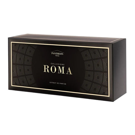 Pantheon Roma Collezione Roma, Pantheon Roma parfymesett, italiensk nisjeparfyme, extrait de parfum, luksus parfyme gaveeske, unisex nisjeparfyme, R O M A Pantheon Roma, eksklusiv parfyme, langvarig parfyme.