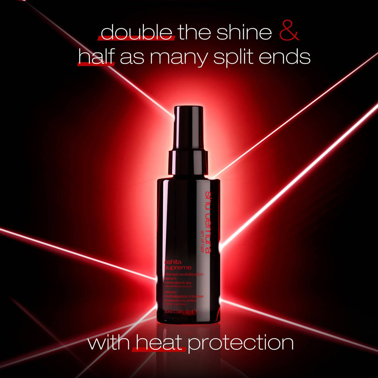 Ashita Supreme Smoothing Haircare Set - Shampoo, Conditioner & Serum